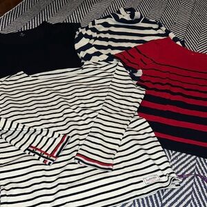 Lot of TALBOTS nautical spring transition tops medium petite
